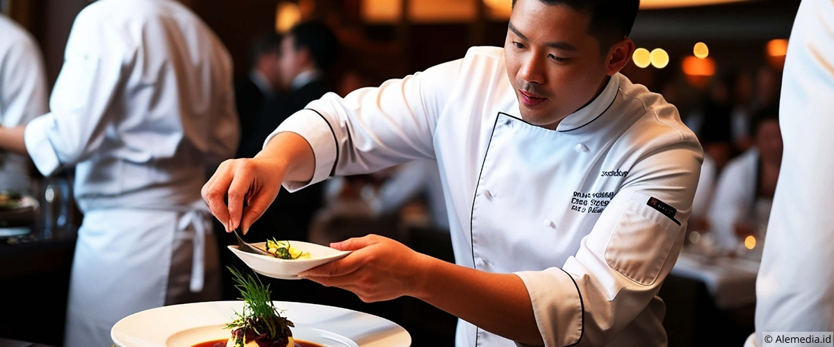 Restaurant team aligned before service